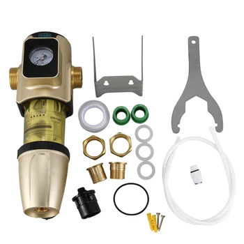 

1 Inch to 3/4 Inch Pre-Filter Large Flow Central Water Purification Pipe Filter Protection Water Purifier