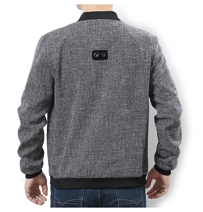 Большой размер 5XL 6XL 7XL мужская повседневная куртка осень новая деловая мода Бейсбольный воротник куртки и пальто Мужская брендовая одежда