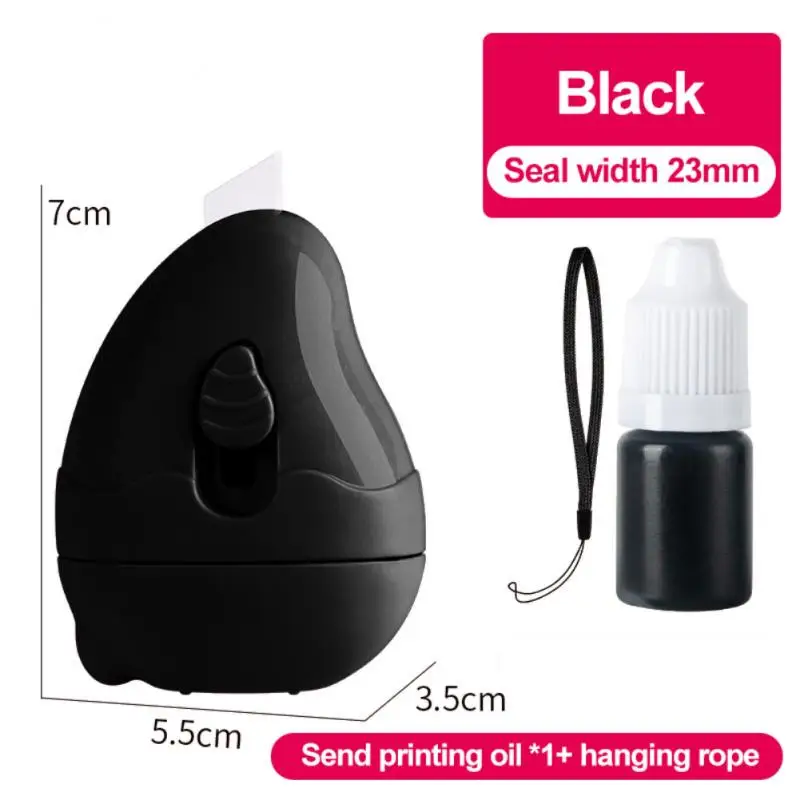 Stamp Roller Anti-Theft Protection ID Seal Smear Privacy Confidential Data Guard Information Data Identity Address Blocker 