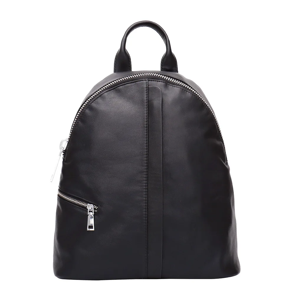 

2020 spring summer cow skin soft leather small bakcpack school bags casual rucksacks bags