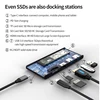 USB Type C 3.1 Splitter 3 Port USB C HUB to Multi USB 3.0 HDMI Adapter for MacBook Pro Accessories SSD case HDD Enclosure NGFF ► Photo 2/6