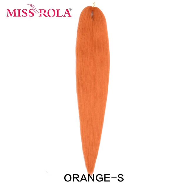 Miss Rola Synthetic Wholesale Bulk 5 Pieces 24 Inch 100g Stretched Jumbo Braiding Hair Kanekalon Pink Twist Braid Hair Extension 2/613