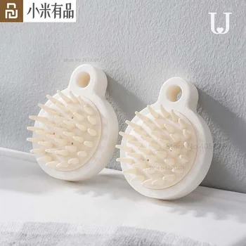 

Youpin Soft Silicone Shampoo Brush Scalp Massage Brush Comb Hair Washing Comb Children Adults Shower Bath Tool Mijia Smart home