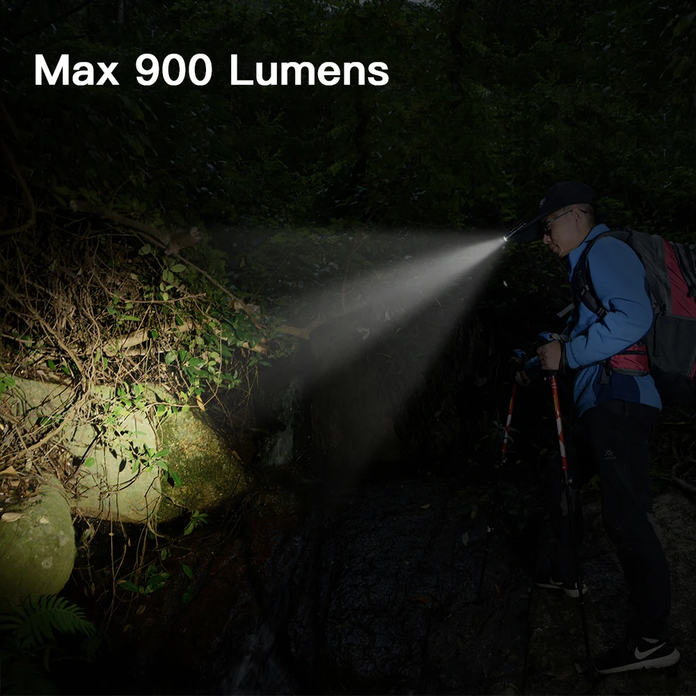  WUBEN E05 LED Flashlight EDC Mini Light 900 Lumens USB Rechargeable Waterproof Mini Torch with Batt - 33002247623