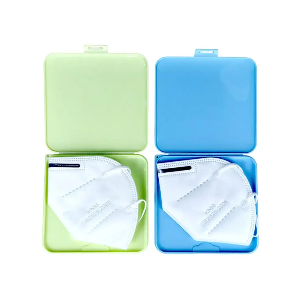 

KN95 PP Silver Ion Mask Storage Case Disposable Mask Storage Box N95 Portable Mask Storage Box Face Mask Storage Holder Case