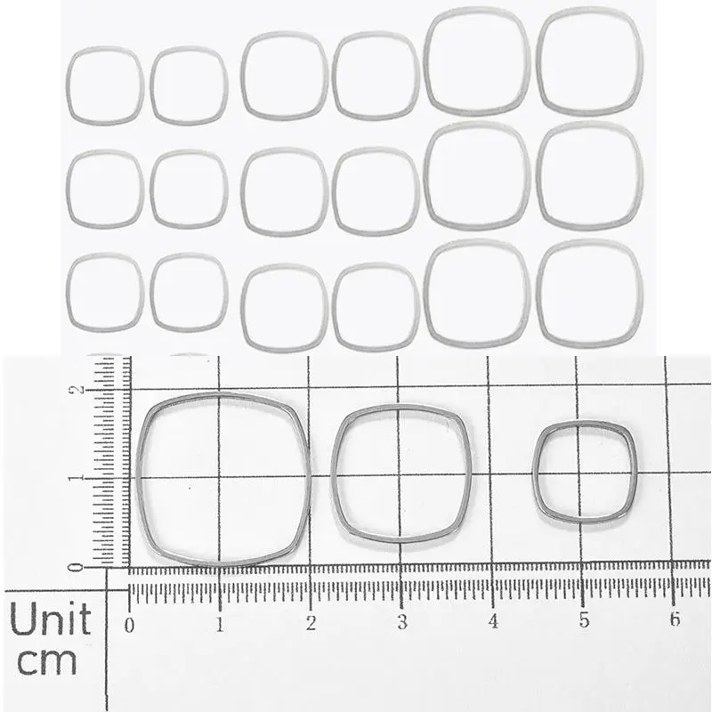 30 шт., геометрическая фигура, шарм, подвеска из нержавеющей стали, открытое обрамление, полый прессованный цветок, смола, рамка, форма, ободок, сделай сам, для изготовления ювелирных изделий - Окраска металла: 12