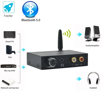 

Bluetooth converter bluetooth receiver KTV microphone audio RCA Aux Music Adapter bluetooth receiver board adapter 3.5mm