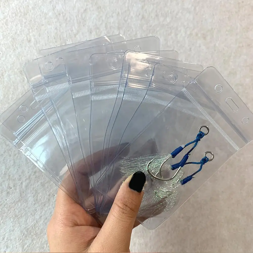 50Pcs Clear Card Holder Lightweight Portable Professional Energy Saving 