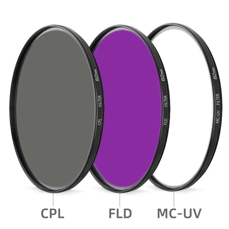 Набор фильтров для объектива MC UV + CPL FLD 37 40 5 43 46 49 52 55 58 62 67 72 77 82 мм Canon Nikon Sony |