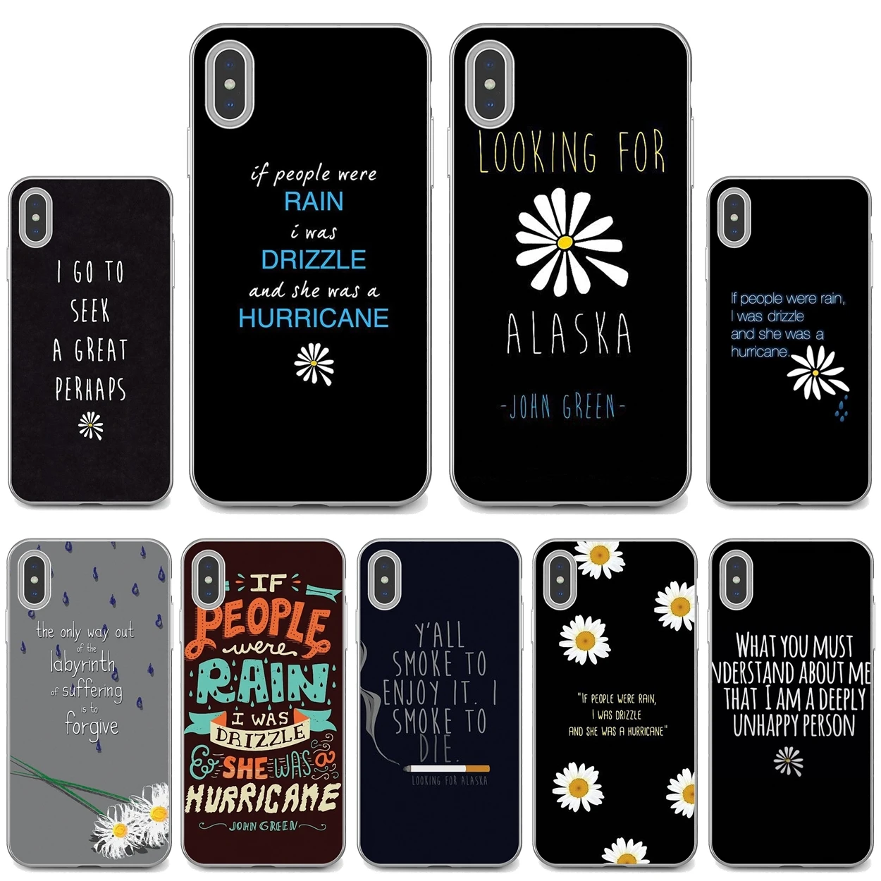 Silicone Case For ZTE Blade A910 A610 A530 A510 Oneplus One plus 3T 5T 6T 6 7 8 7T Pro Looking-For-Alaska-Quote-Map-Poster | Мобильные