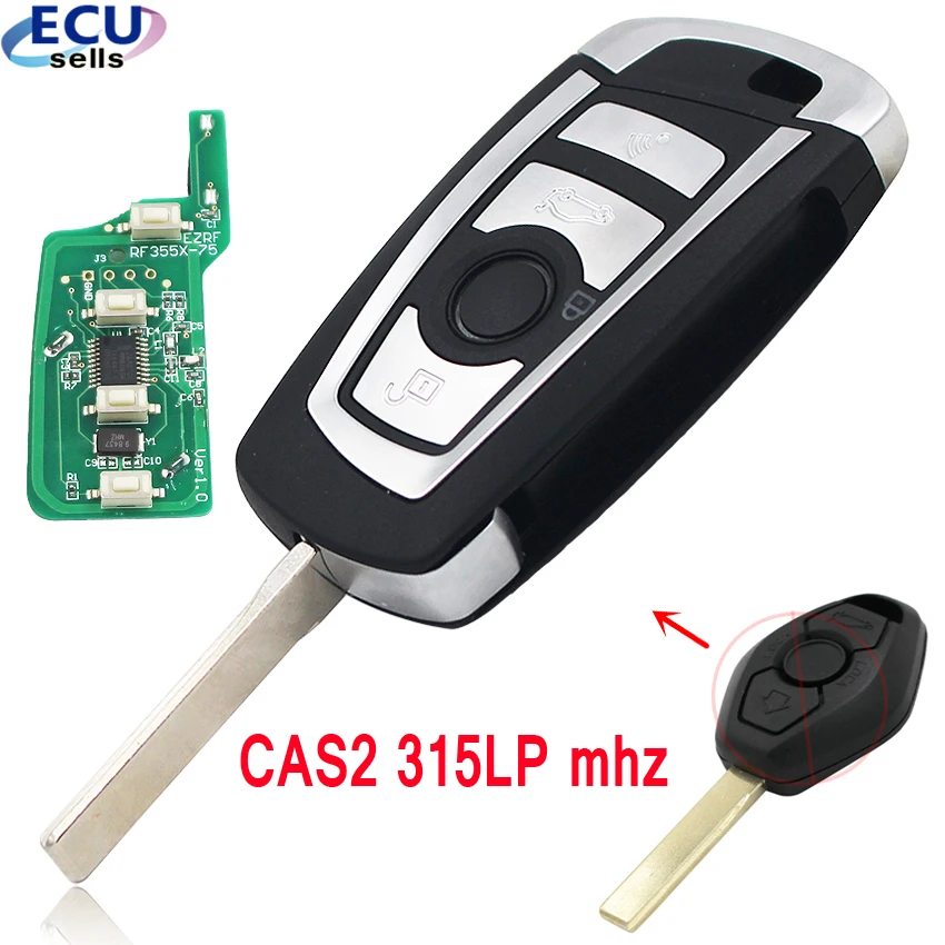 Модифицированный Floding Дистанционный Ключ 315LP MHZ PCF7946 CAS2 для BMW E46 E39 E60 E38 E53 E36 |