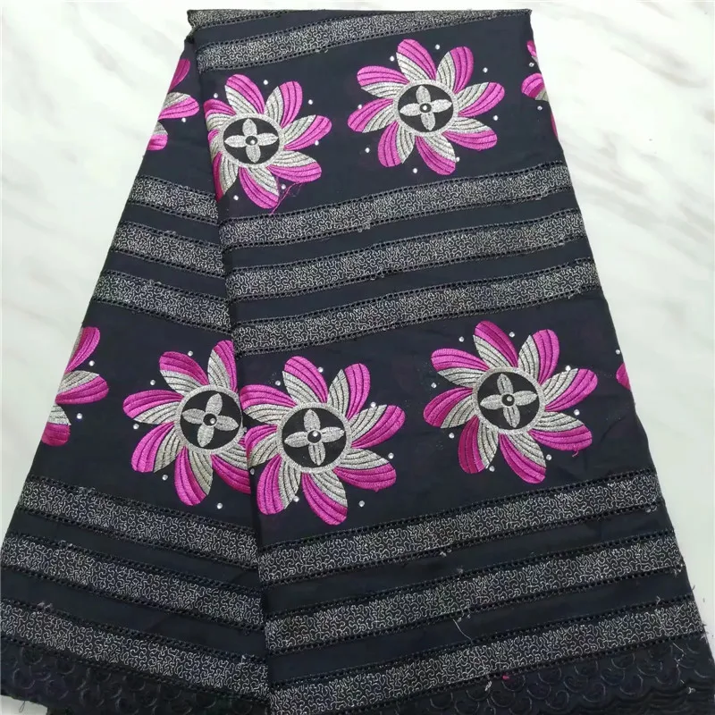 

High Quality Swiss Voile Lace In Switzerland 100% Cotton Dry Lace fabri cembroidered For Wedding Dresses Africa Fabrics PL072705
