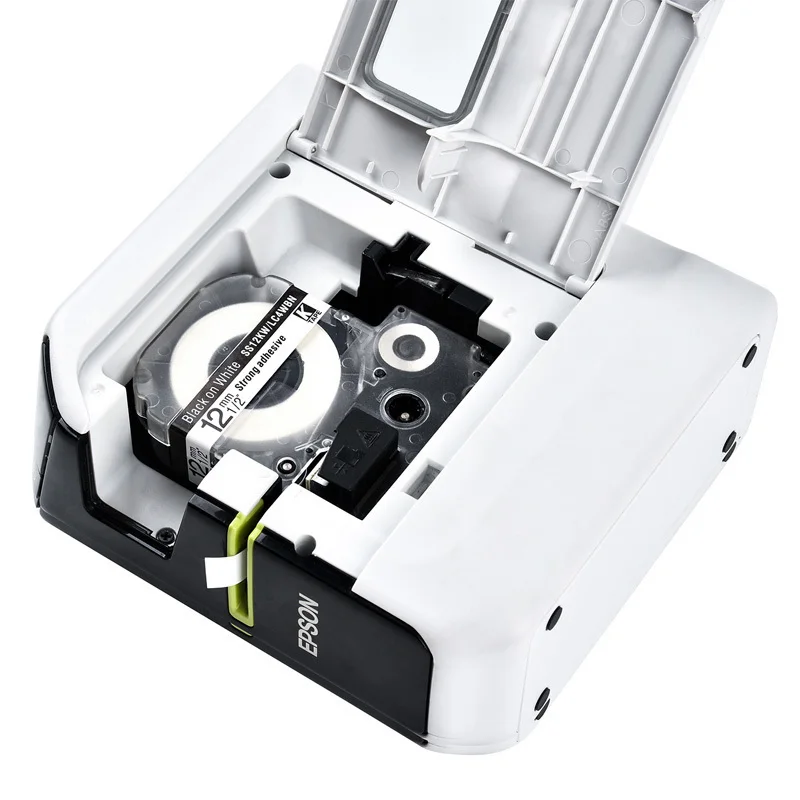 9mm 화이트 블랙 SD9K 호환 엡손 KingJim 라벨 프린터 LC-3BWV 라미네이트 라벨 테이프 리본 LC3BWV LW-300 400