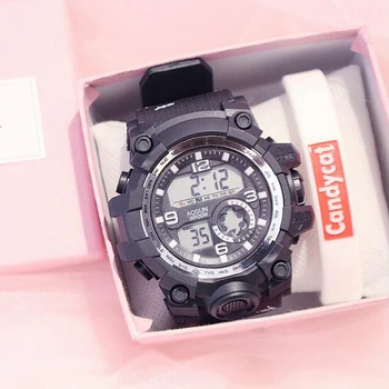 

Fashion Ladies Watches Boys Girls Students Digital Sports Women Watch 30m Waterproof Sports Wristwatch Alarm Relogio Feminino
