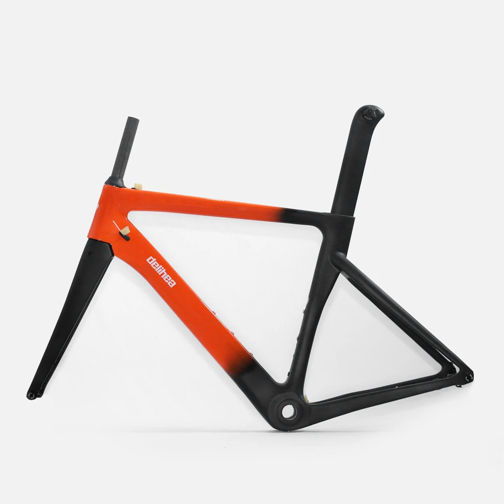 DELIHEA Fore New Coming Colored Gradient Orange Carbon Aero Road Frame | Велотовары
