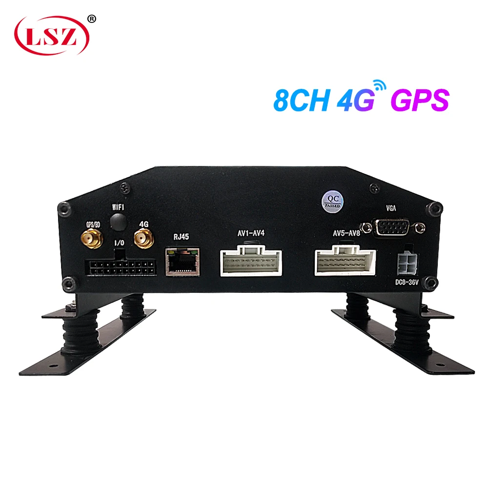 LSZ 8Ch мобильный видеорегистратор поддерживает 4G gps MDVR широкое напряжение DC8V-36V грузовик/автобус/такси