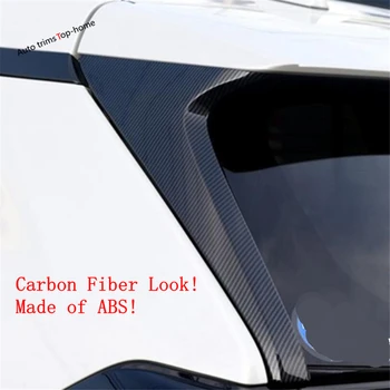 

Yimaautotrims Side Rear Window Door Tail Windows Decorative Cover Trim Fit For TOYOTA RAV4 RAV 4 XA50 2019 2020 ABS Exterior Kit