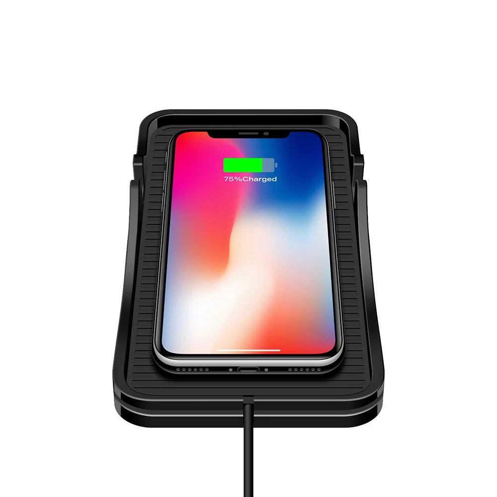 

C7 Wireless Phone Holder Universal Accessories Silicone Dashboard Stand Car Charger Pad Anti Slip Multi Protection Fast Charging