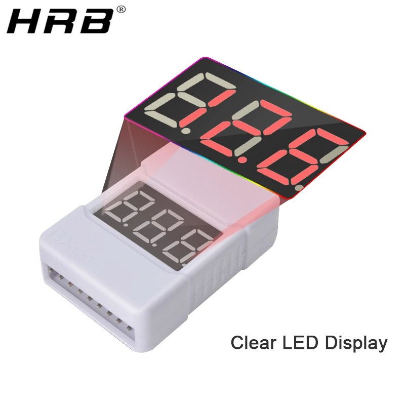 HotRC-BX100 1S-8S ˶ ׽ LED    Ʈ ǥñ ˻, Lipo ͸ ׷̵ ׽Ʈ RC  ǰ