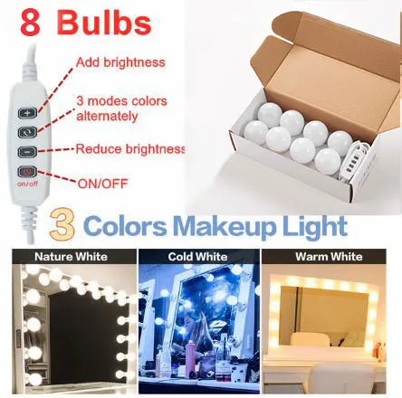 8 bulbs
