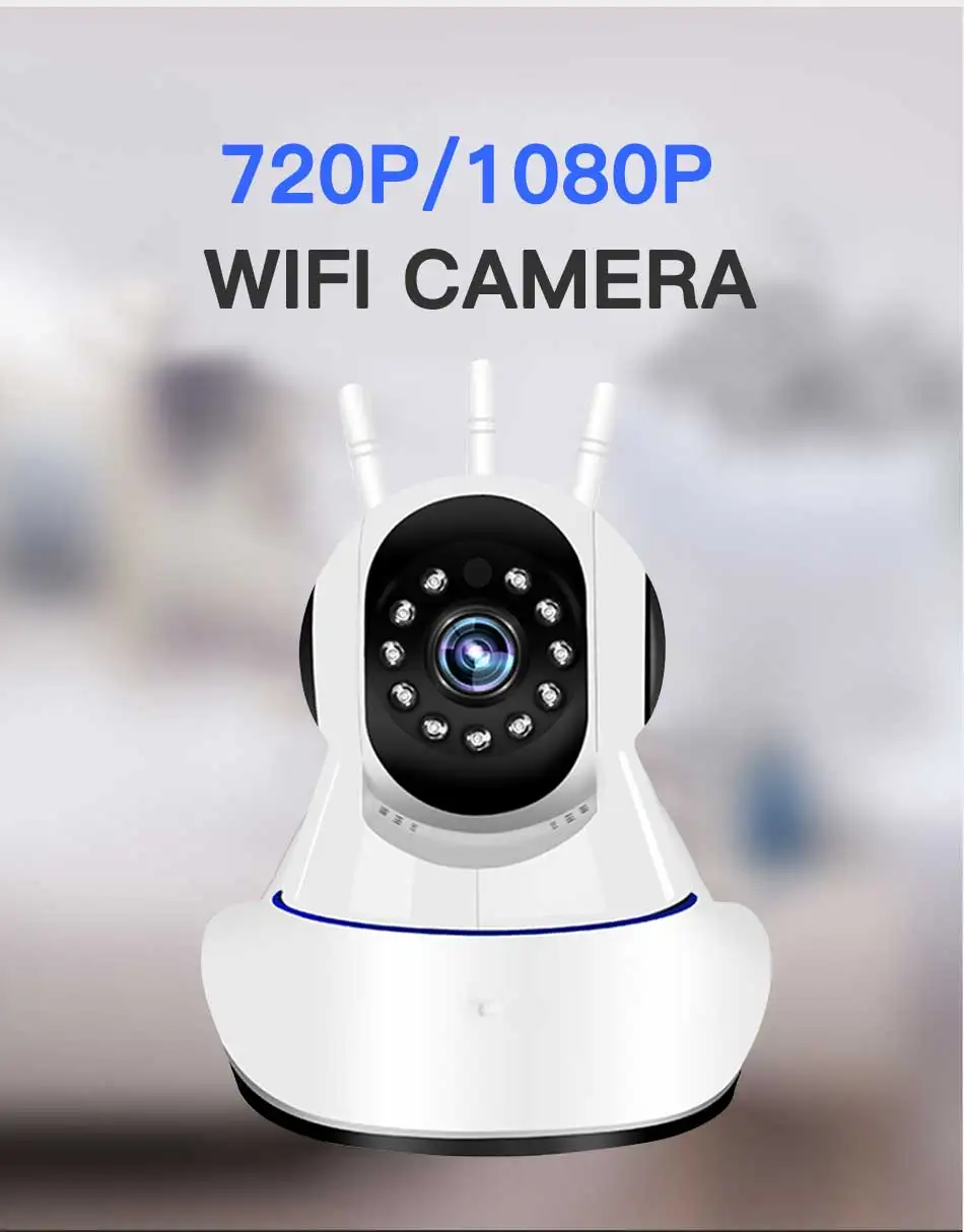 720 P/1080 P HD ночное видение домашняя детская безопасность беспроводная wifi ip-камера с функцией Обнаружения Движения умная сетевая CCTV камера