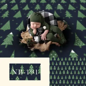 

Photography Background Little Boy Many Green Trees Decoration Newborn Baby 1st Birthday Theme Background Professional Studio