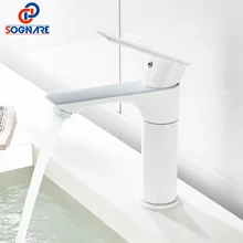 

Sognare Brass Bathroom Sink Single Handle Hot And Cold Waterfall Faucet Torneira Смеситель Для Ванной Mixer In The Bathroom Tap