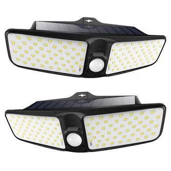 

100 LED Solar Sensor Streets Light PIR Motion Sensor Wall Lights Waterproof IP65 Outdoor Garden Yard Emergency Lamp