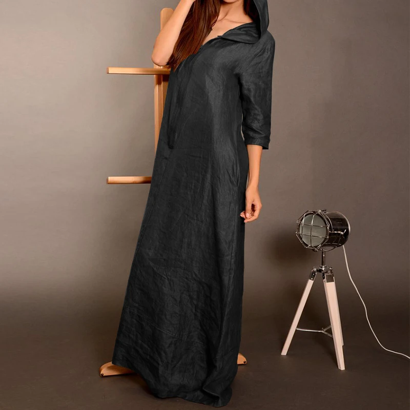 manga longa com capuz casual plus size