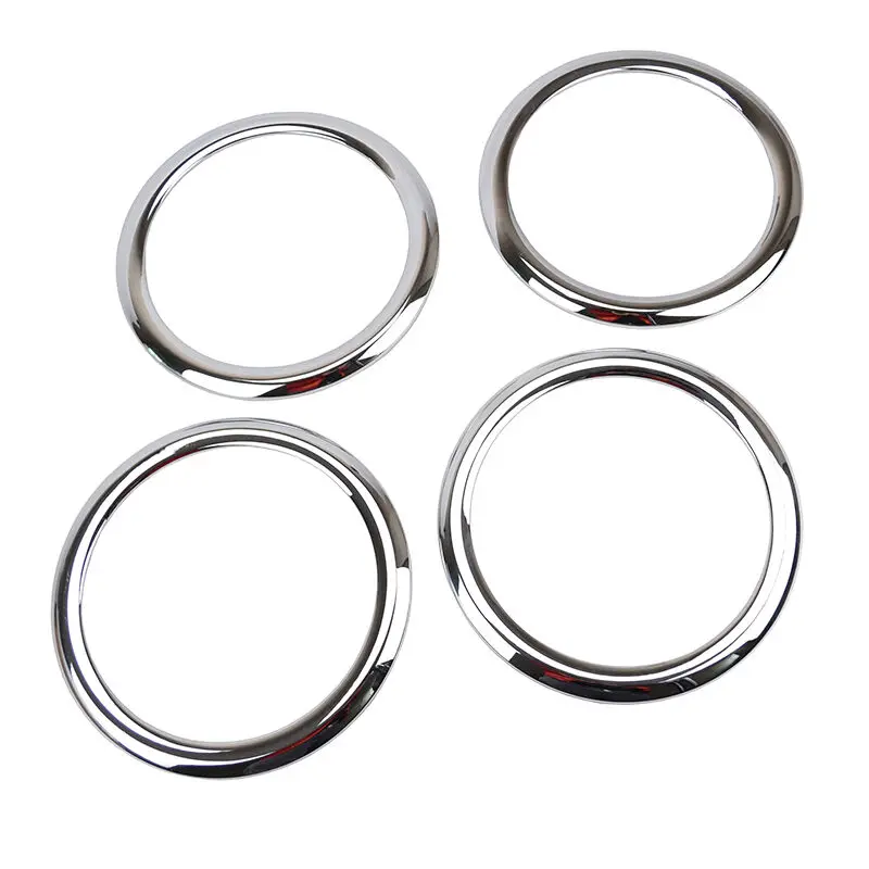 4pcs Speaker Cover Trim Stereo Collar Bezel For Jeep Compass 2008