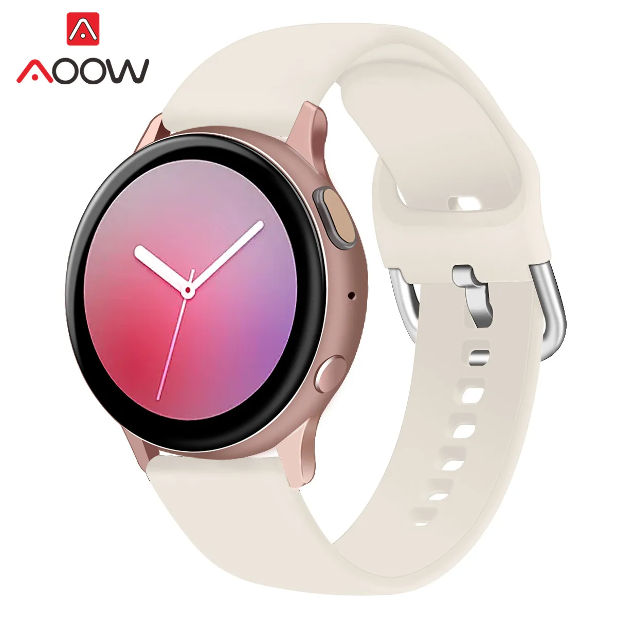 20 мм 22 силиконовый спортивный ремешок для Samsung Galaxy Watch Active2 42 46 Gear S2 S3 Huawei Amazfit