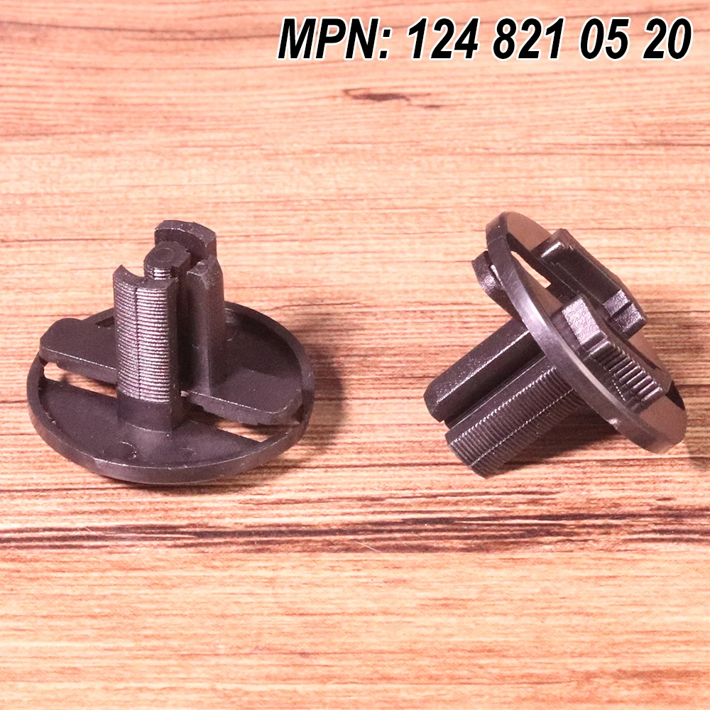 2Pcs Black Car Headlight Fastener Clip 1248210520 Fit for Mercedes Benz W124 300CE E420 E320 E300 260E 300E 400E 500E 300D 1995 (1)