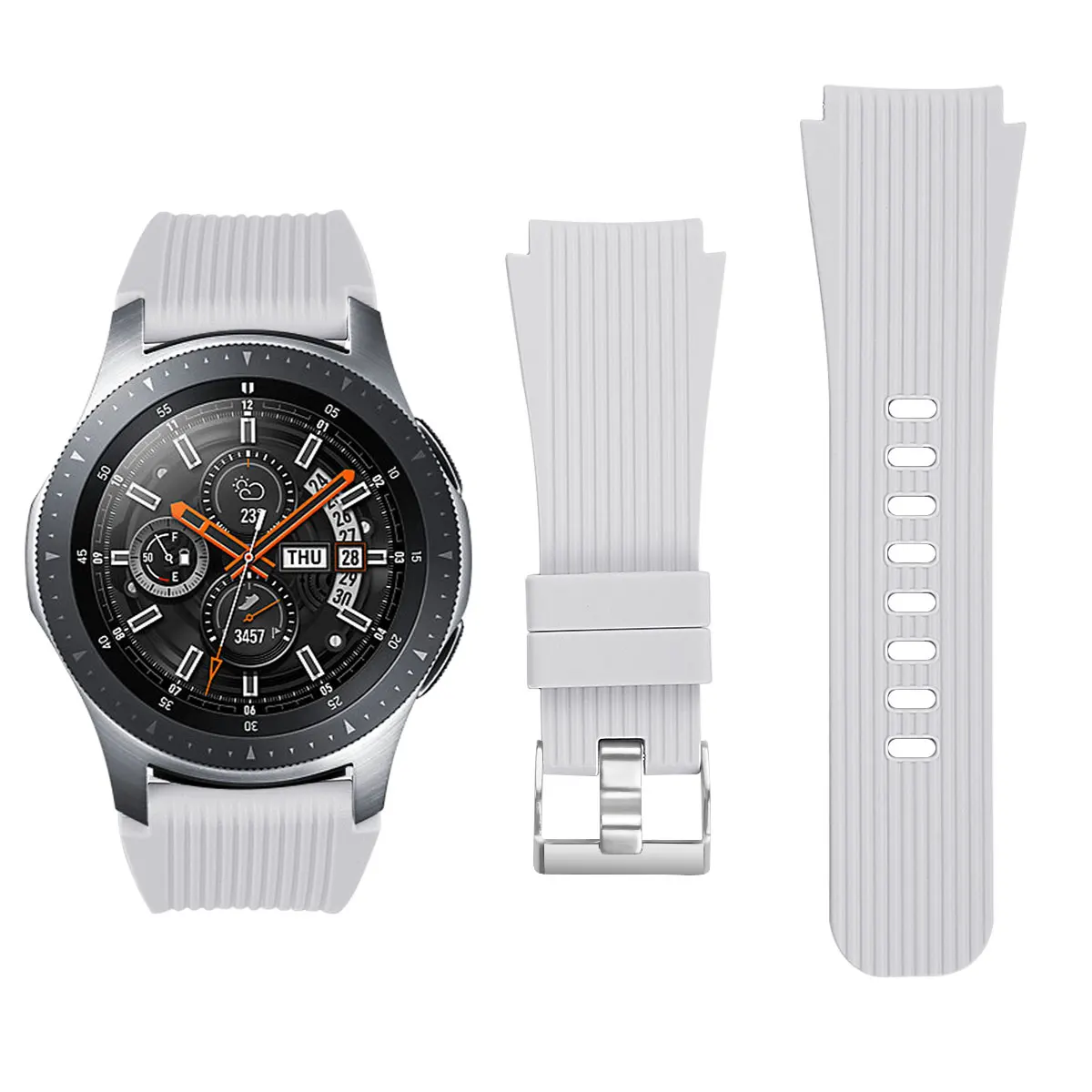 46 мм силиконовый ремешок для часов samsung Galaxy Watch спортивный браслет ремешок для samsung браслет для умных часов мода