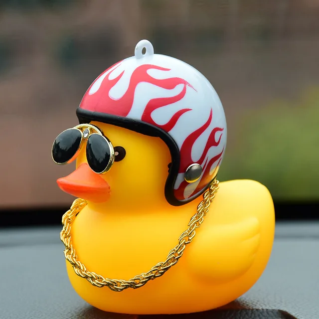 Multiple Colors Ducks Toy Car Ornaments Cool Duck Car Dashboard Decorations  Duck Cake Toppers Animal Doll for Home Decoration - AliExpress