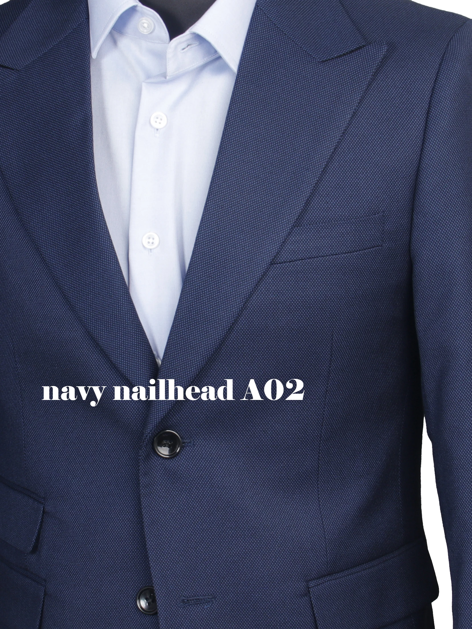 Fashion Blazer For Men Blazers Blazer Masculino Made Men Jacket Blue Nailhead Tailored Coat Suit Jacket Slim Fit men suits jackets