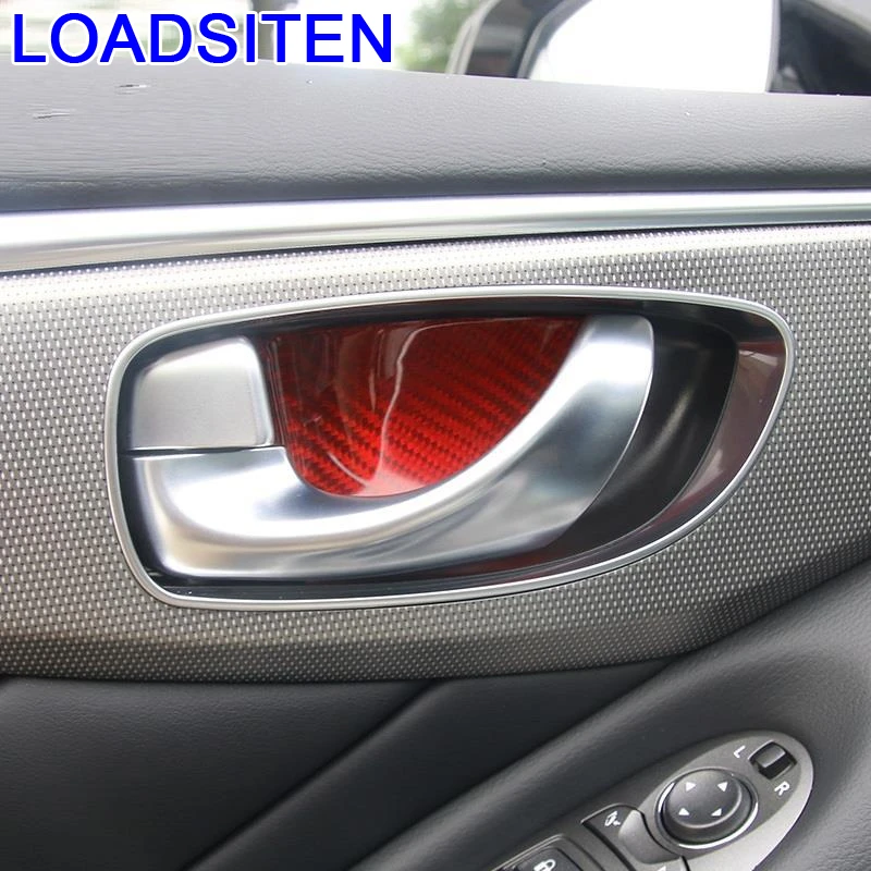 

Car Decorative Chromium Window Rear Panels Foot Pedal Door Handle Interior Mouldings Accessory Trim 18 19 FOR Infiniti QX60