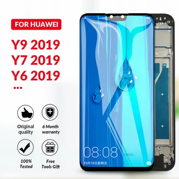 

Black LCD Screen For Huawei Y6 Y7 Prime Pro 2019 Display + Touch Screen Replacement For Huawei Y9 2019 Enjoy 9 Plus Y9 2018 LCD