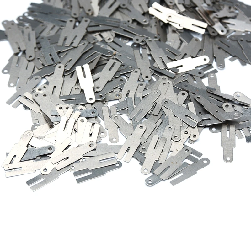 Nickel Plated Steel Strap Sheets For Battery Pack Spot Welding 100pcs