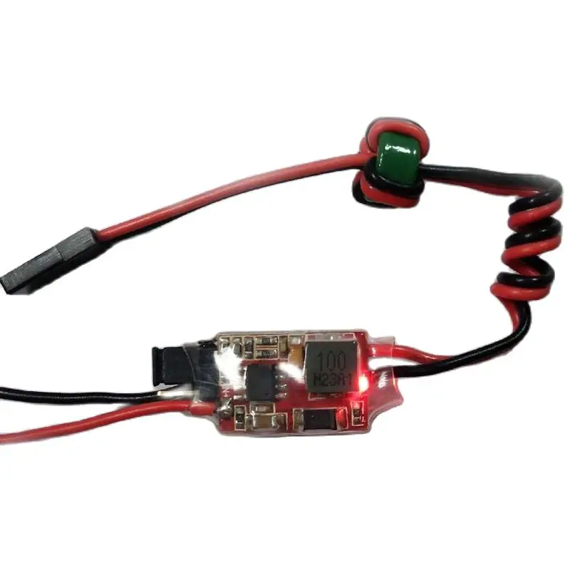 

1 шт. 3A UBEC переключаемый внешний BEC с защитой от помех 5 В/6 в/12 в выходной режим переключения 2-6S Lipo части для радиоуправляемого летательного аппарата дрона FPV