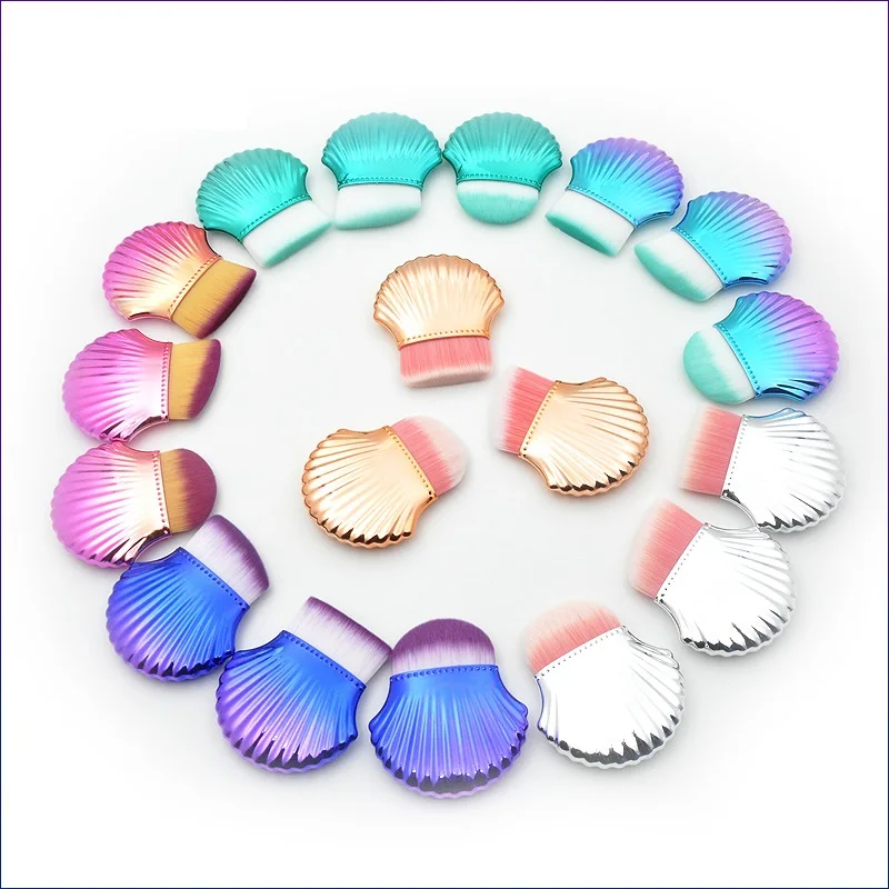 

Single Small Shelll Makeup Brushes Set Eyeshadow Face Blusher Loose Powder Foundation Brushes Cosmetic Beauty Makeup Tools