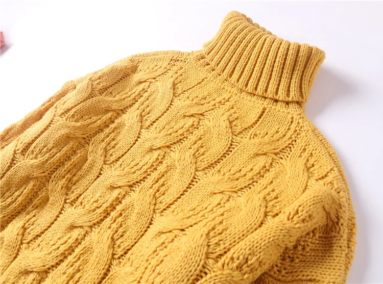 Женские свитера с высоким воротом, Осень-зима, одноцветные свитера с ворсовым покрытием, мода, женские вязанные пуловеры, утолщенные женские свитера
