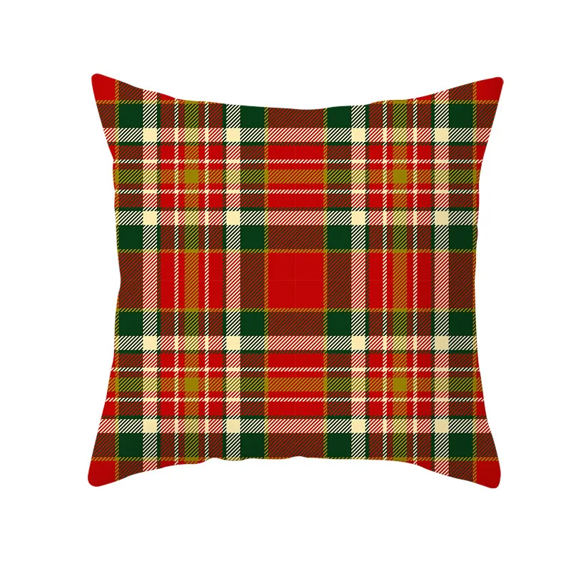 Рождественское украшение, чехол для подушки с надписью, красный узор, чехол для подушки с геометрическим рисунком, Рождественское украшение для гостиной, чехол для подушки - Color: 15