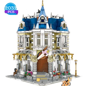 

Technic Innovation Experts Design Urban Architecture Series Static Model Big House Building Block Assembly Children's Toy Gift