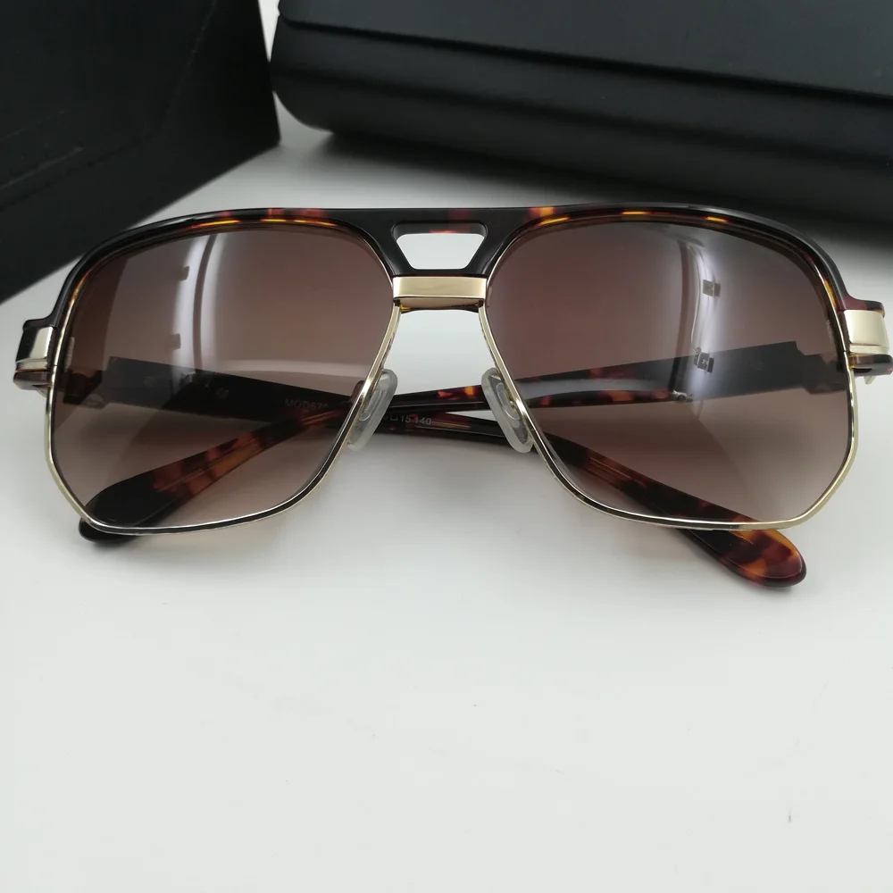 Солнцезащитные очки с полуободковой оправой для мужчин и женщин роскошные