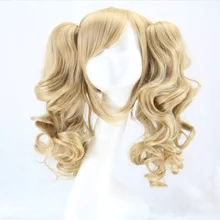 Красивый полный кудрявый парик косички волнистые волосы Косплей Костюм Аниме вечерние Синтетические длинные кудрявые парики MH88