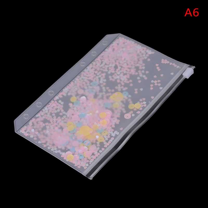 Прозрачная ПВХ A5 A6 папка для файлов розовая самая милая свободная Сумка для документов сумка для документов дневник планировщик сумки для хранения Kawaii поставки
