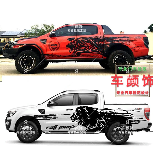 Auto Haube Aufkleber Für Ford F150 F-150 Ranger Raptor Lkw Vinyl Streifen  Decor Abdeckung Pickup Stil Aufkleber Auto Tuning Zubehör - AliExpress