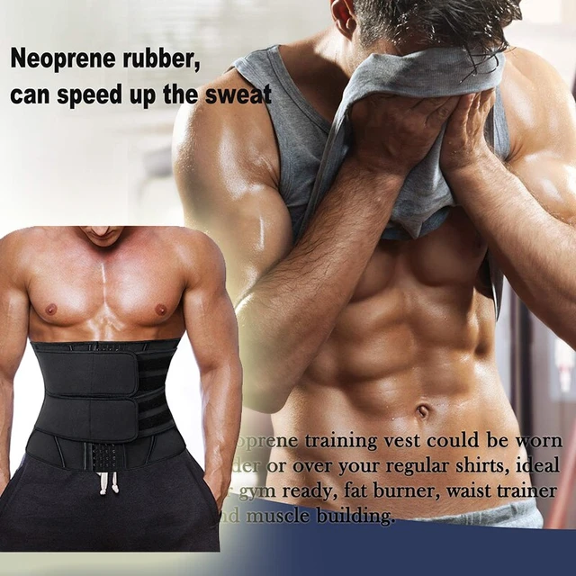 Cabeen Ceinture De Sudation,Ceinture Abdominale Néoprène,Ceinture Amincissante,Soutien Du Dos,Fitness Sauna Perte De Poids,Ajustable Ceinture De Minceur(Homme/Femme