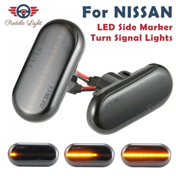 

2Pcs Led Dynamic Side Marker Turn Signal Lights For Nissan Primastar X83 Kasten Kubistar X76 Interstar X70 Pritsche Fahrgestell