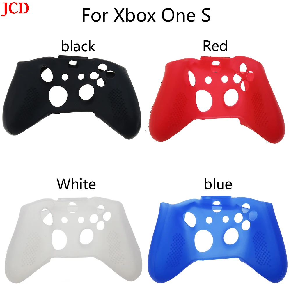 JCD 1 шт. силиконовый чехол защитный для Xbox One S тонкий контроллер джойстик гелевый